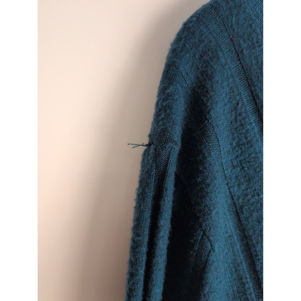 Maeve Anthropologie Teal Ribbed Boat Neck Long Sleeve Top XS - Picture 5 of 5